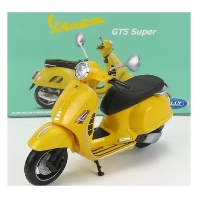 Welly Piaggio Vespa Gts Super 2008 1:12 Žlutá