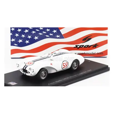 Spark-model Aston martin Db3s Spider N 59 Winner 6h Cotati 1957 B.oker - B.drake 1:43 Bílá