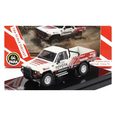 Paragon-models Toyota Hilux Pick-up Racing 1985 1:64 Bílá Červená