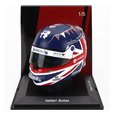 Spark-model Bell helmet F1 Casco Helmet Alfa Romeo C43 Team Stake N 77 British Gp 2023 Valtteri