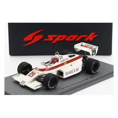 Spark-model Arrows F1 A6 N 47 Belgium Gp 1983 Marc Surer 1:43 Cream Red