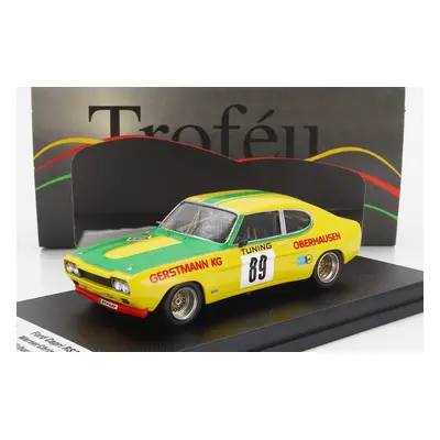 Trofeu Ford england Capri 2600 Rs N 89 2nd Nurburgring 1972 W.christmann 1:43 Žlutá Zelená