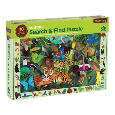 Mudpuppy Puzzle Hledání v deštném pralese