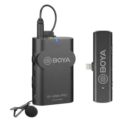 BOYA BY-WM4 Pro-K3 Bezdrátový mikrofonní 2,4GHz UHF systém pro iOS zařízení