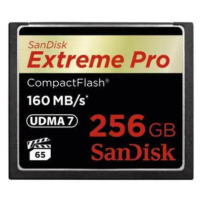 SanDisk Extreme Pro CF 256GB 160 MB/s VPG 65, UDMA 7