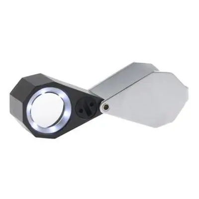 Viewlux klenotnická lupa 20x, 21 mm, s LED světlem