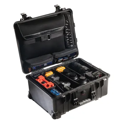 Peli™ Case 1560 SC kufr S přepážkami + LOC organizérem, černý