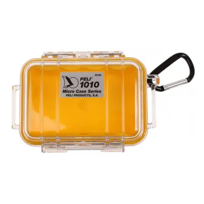 Peli™ Case 1010 MicroCase žlutý s průhledným víkem