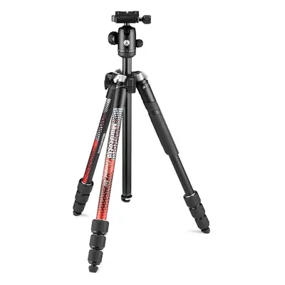 Manfrotto Element MII Aluminium, 4-sekční hliníkový stativ (červený)