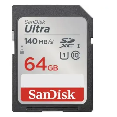 SanDisk Ultra 64 GB SDXC paměťová karta 140 MB/s