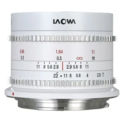 Laowa 9mm T/2,9 Zero-D Cine (m+ft) pro MFT (bílý)