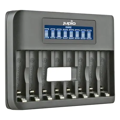 Jupio nabíječka USB 8-slots Octo Battery Charger LCD pro 1 až 8ks AA/ AAA baterií