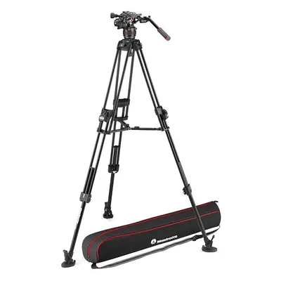 Manfrotto Nitrotech 608 fluidní video hlava s hliníkovým videostativem 645 s dvojitými nohami