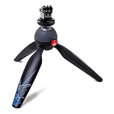 Manfrotto MKPIXIEX-BK, PIXI Xtreme Mini Tripod with Head for GoPro Cameras