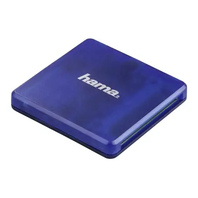 Hama multi čtečka karet USB 2.0, SD/microSD/CF (modrá)