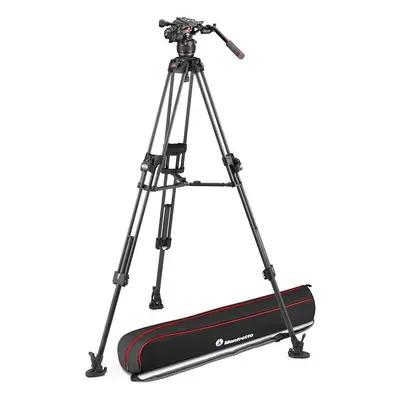 Manfrotto Nitrotech 608 fluidní video hlava s karbonovým videostativem 645 s dvojitými nohami