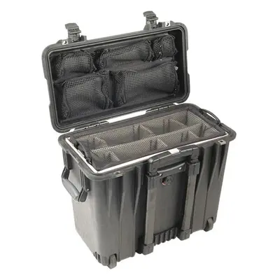 Peli™ Case 1444 kufr s nastavitelnými přepážkami na suchý zip + Lid org., černý