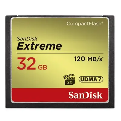 SanDisk Compact Flash 32GB Extreme 120MB/s