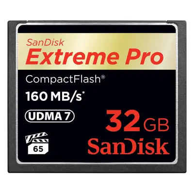 SanDisk Extreme Pro CF 32GB 160 MB/s VPG 65, UDMA 7