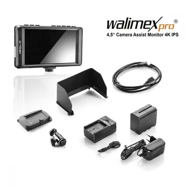 Walimex pro 4,5" Camera Assist Monitor 4K IPS Set