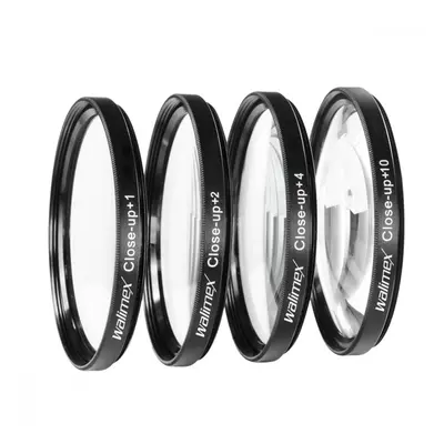 Walimex 58mm set makropředsádek +1, +2, +4, +10 dioptrie