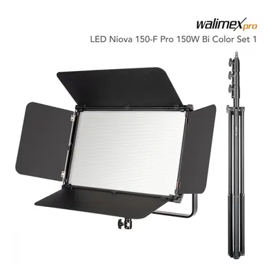 Walimex pro LED Niova 150-F Pro 150W Bi Color Set1