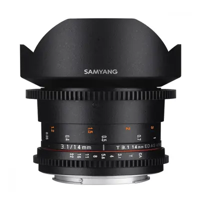 Samyang 14mm T3,1 VDSLR ED AS IF UMC II Canon EF