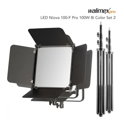 Walimex pro LED Niova 100-F Pro 100W Bi Color Set2