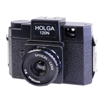 Holga 120N středoformátový filmový fotoaparát, černý