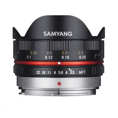 Samyang MF 7,5mm f/3,5 černý Micro Four Thirds