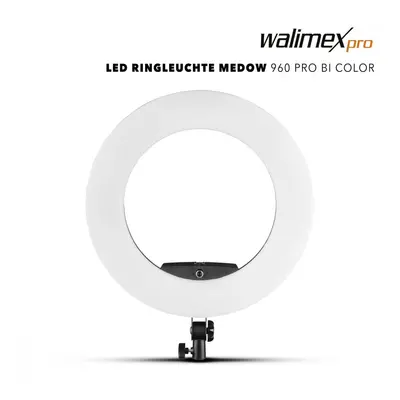 Walimex pro LED kruhové světlo Medow 960 Pro Bi Color, 3.200-5.500K, 96Watt