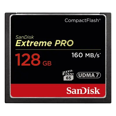 SanDisk Extreme Pro CF 128GB 160 MB/s VPG 65, UDMA 7