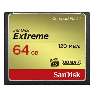 SanDisk Compact Flash 64GB Extreme 120MB/s