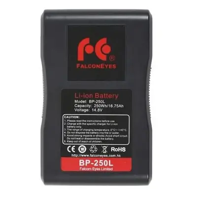 FalconEyes BP-250L baterie V-Mount 250 Wh, 14.8 V, 17000 mAh