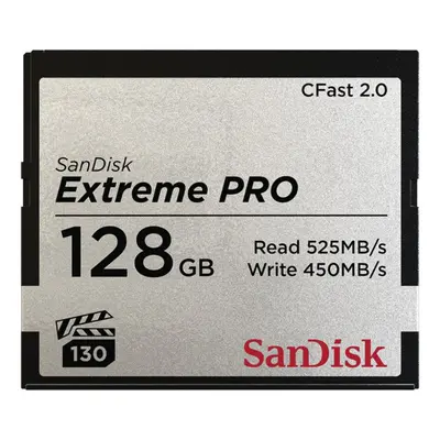 SanDisk Extreme Pro CFAST 2.0 128GB 525 MB/s VPG130