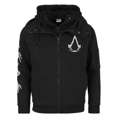 Assassin's Creed Mirage - Logo Mikina s kapucí na zip černá