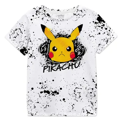 Pokémon Kids - Pikachu Splat detské tricko vícebarevný