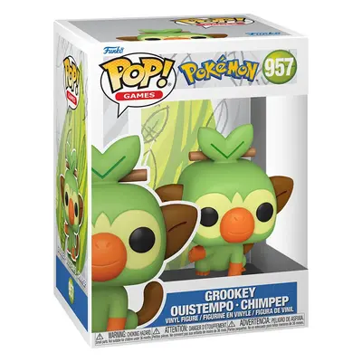 Pokémon Vinylová figurka č.957 Grookey - Ouistempo - Chimpep Sberatelská postava vícebarevný