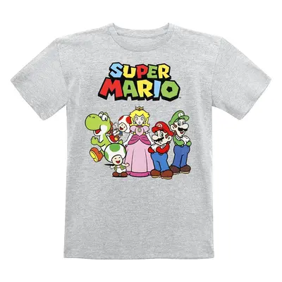 Super Mario Kids - Characters detské tricko prošedivelá