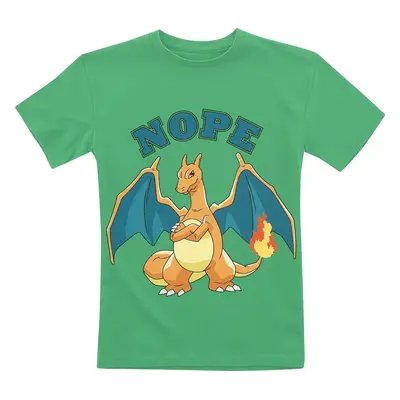 Pokémon Kids - Charizard - Nope detské tricko zelená