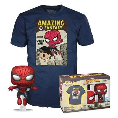 Spider-Man Vinylová figurka č.593 Spiderman Comic Cover - Pop a tričko Sberatelská postava stand