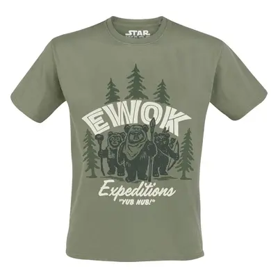 Star Wars Ewok Expeditions Tričko zelená