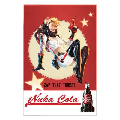 Fallout Nuka Cola plakát vícebarevný