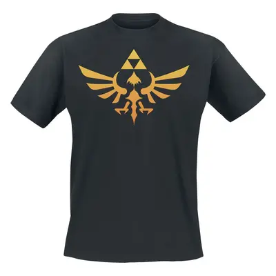 The Legend Of Zelda Hyrule Tričko černá