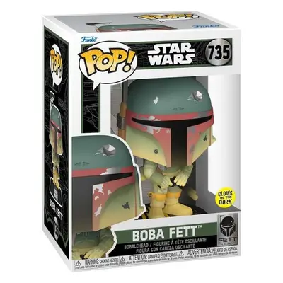 Star Wars Vinylová figurka č.735 Legacy - Boba Fett (svítí v tmě) Sberatelská postava vícebarevn