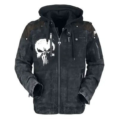 The Punisher Skull Bunda černá