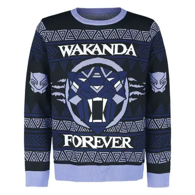 Black Panther Wakanda Forever Pletený svetr vícebarevný