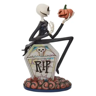 The Nightmare Before Christmas Jack auf einem Grabstein sitzend Socha standard