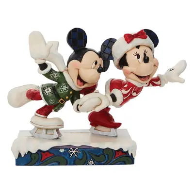 Mickey & Minnie Mouse Micky und Minnie beim Schlittschuhlaufen Socha standard