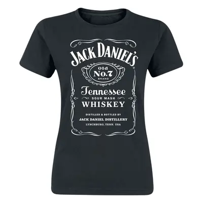 Jack Daniel's Label Dámské tričko černá